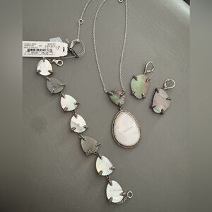 New Judith Jack MOP Sterling Silver Set